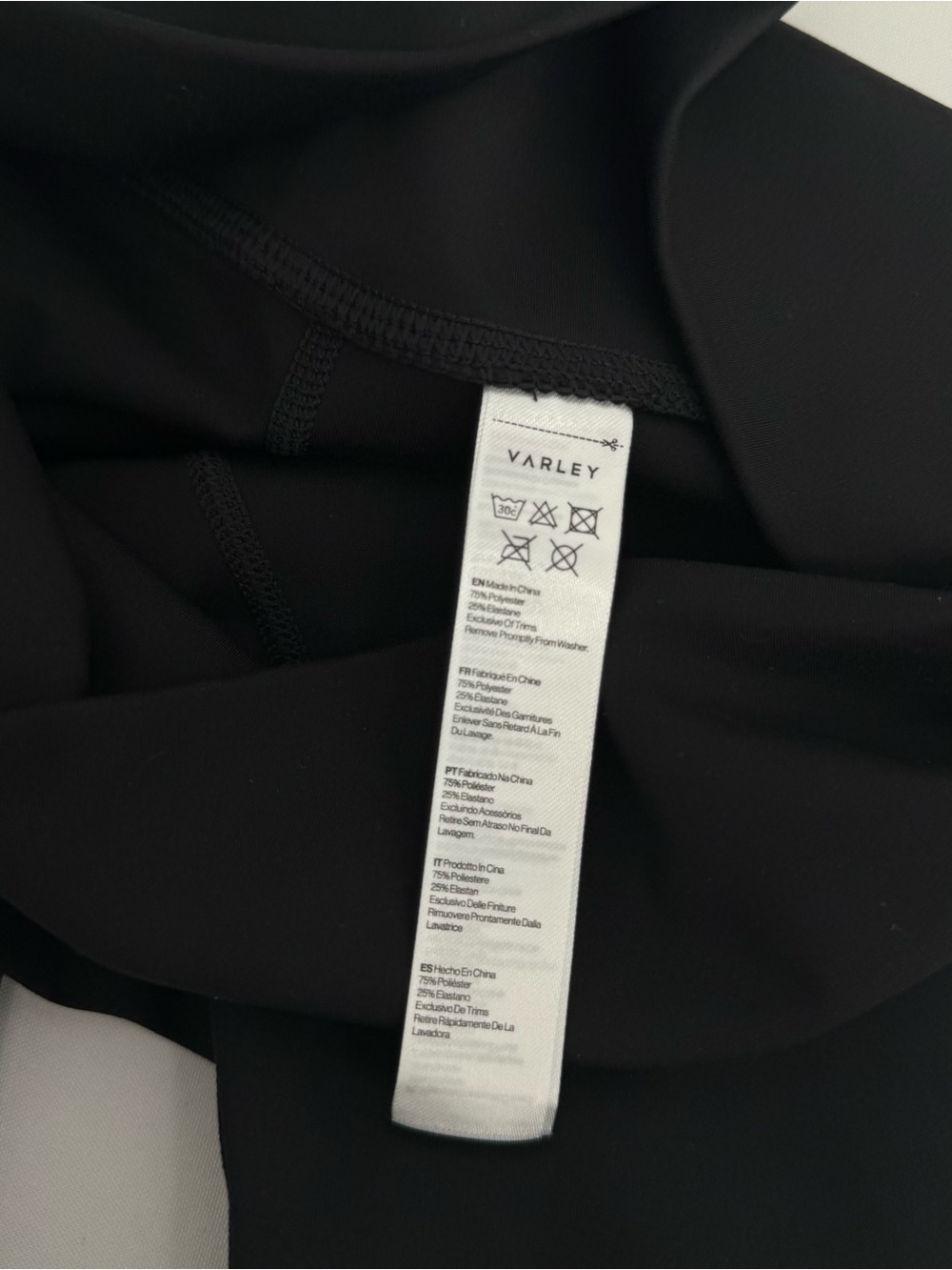 NWD Varley Freesoft High Rise 25" Leggings Size L Black - Picture 12 of 16